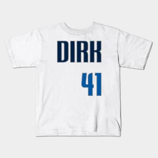 Dallas Dirk Kids T-Shirt